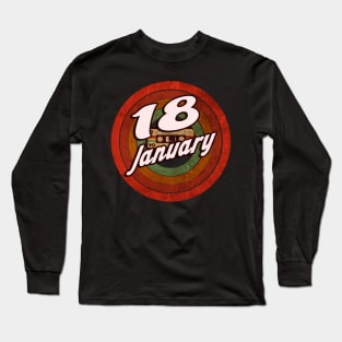 18 January Long Sleeve T-Shirt